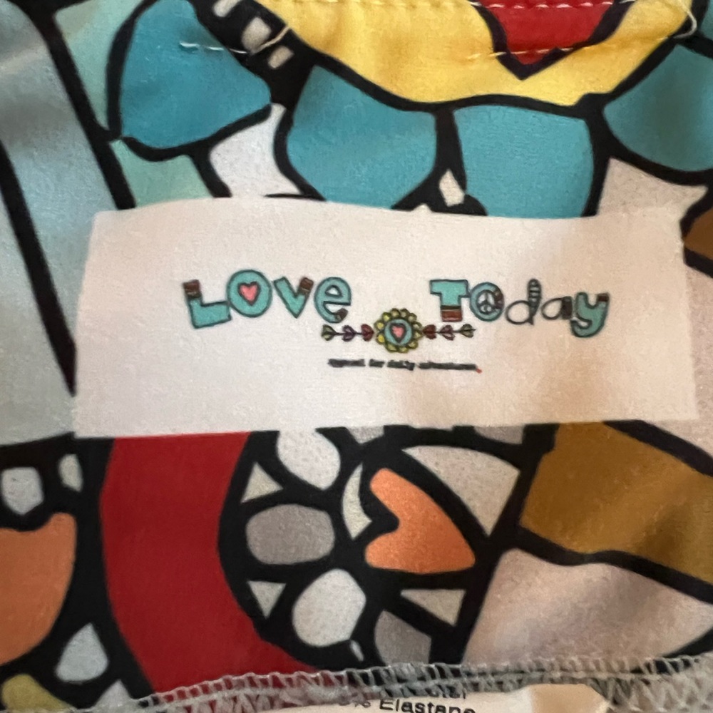 EUC Local artist made fun leggings size small - Picture 6 of 6